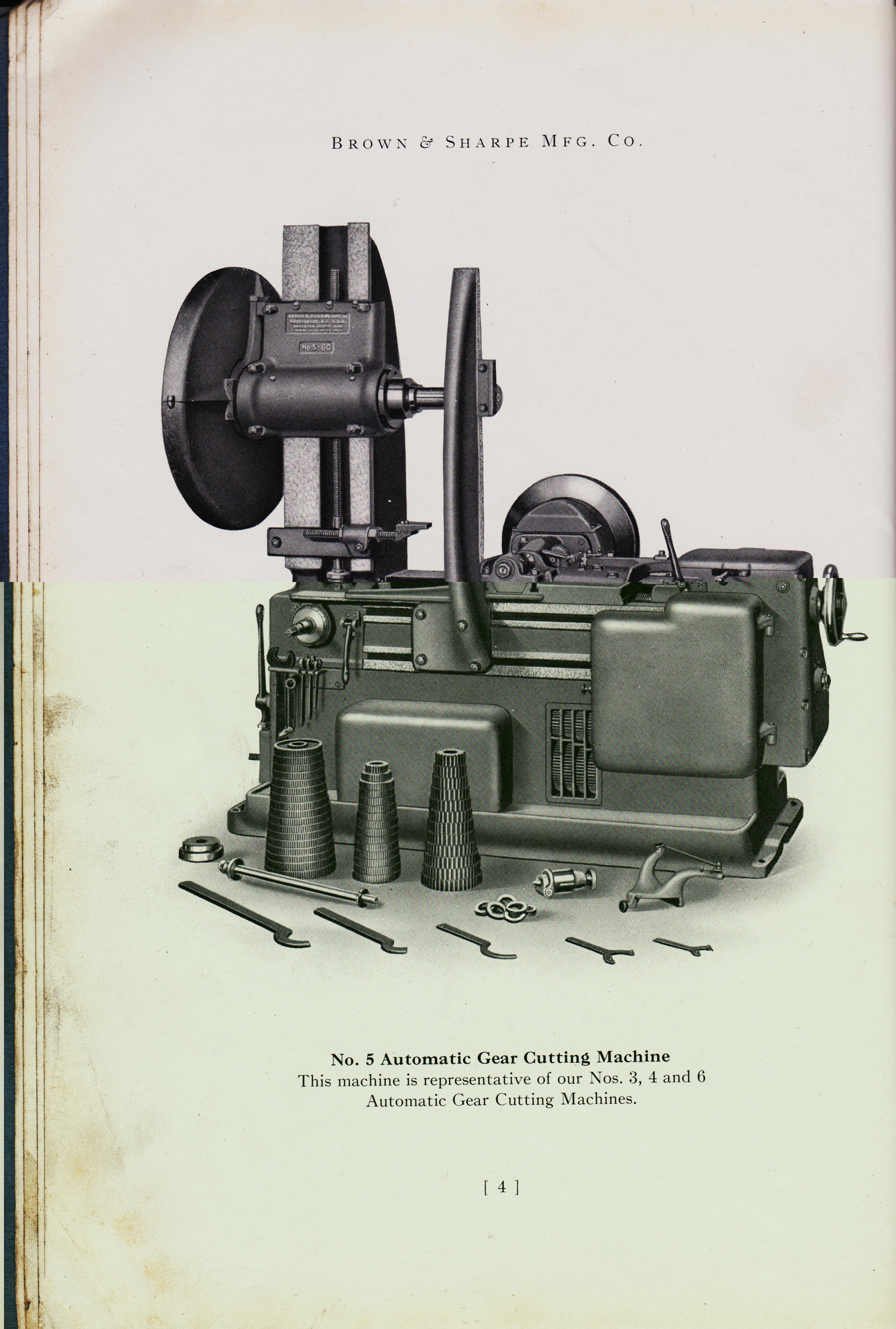  https://antiquemachinery.com/images-2020/Automatic-Gear-Cutting-Machines-Brown-and-Sharpe-Mfg-Co-1914-pg-1-Gear-Cutting-Machine-6.jpg